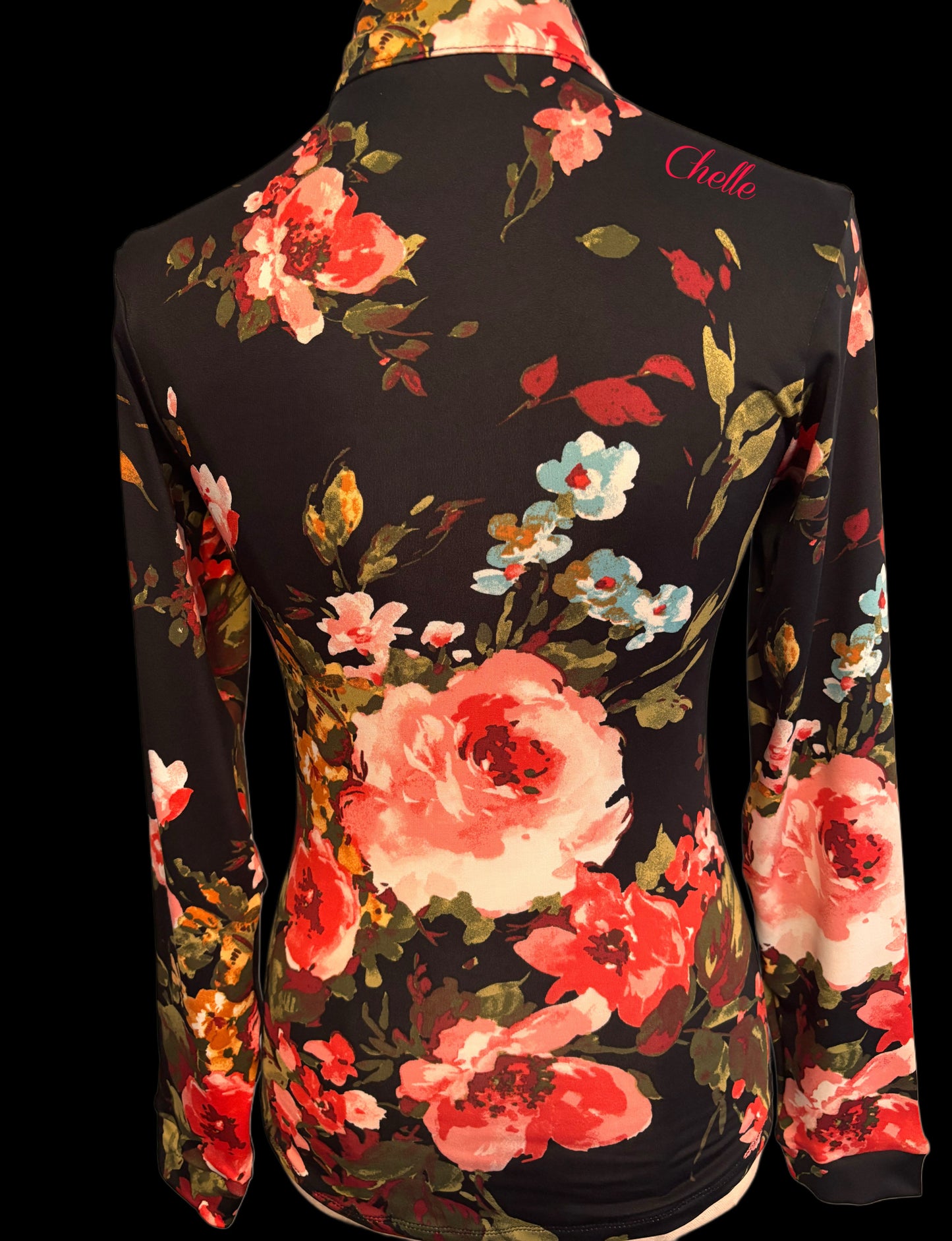 Women's Cherry Bomb Long Sleeve Shirt- Kristen Style | Chelle Designs