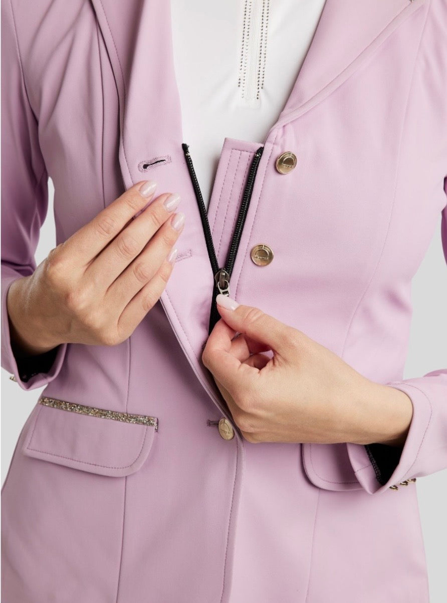 Montar MoLila Competition Jacket w. Champagne Crystal Tape - Chelle Designs